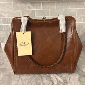 Patricia Nash Tan Leather Shoulder Bag